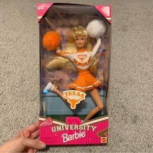 1996 Vintage University of Texas Cheerleader Barbie Doll